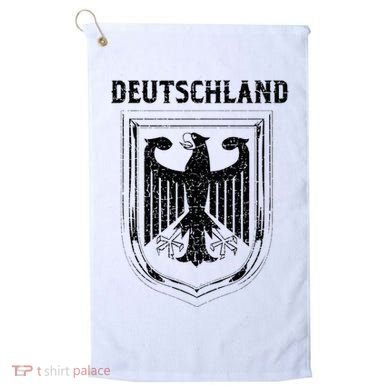 Deutschland Germany Eagle Nationalism Symbol Golf Towel