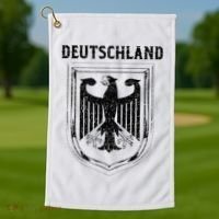 Deutschland Germany Eagle Nationalism Symbol Golf Towel thumb 1
