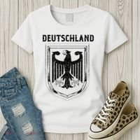 Deutschland Germany Eagle Nationalism Symbol Women's T-Shirt thumb 3