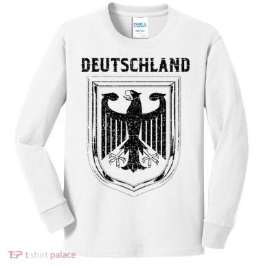 Deutschland Germany Eagle Nationalism Symbol Kids Long Sleeve Shirt