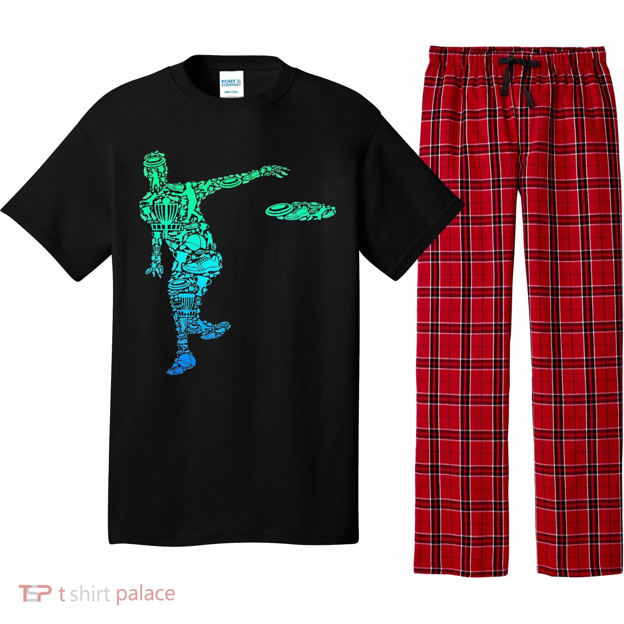 Disc Golf Frisbee Pajama Set