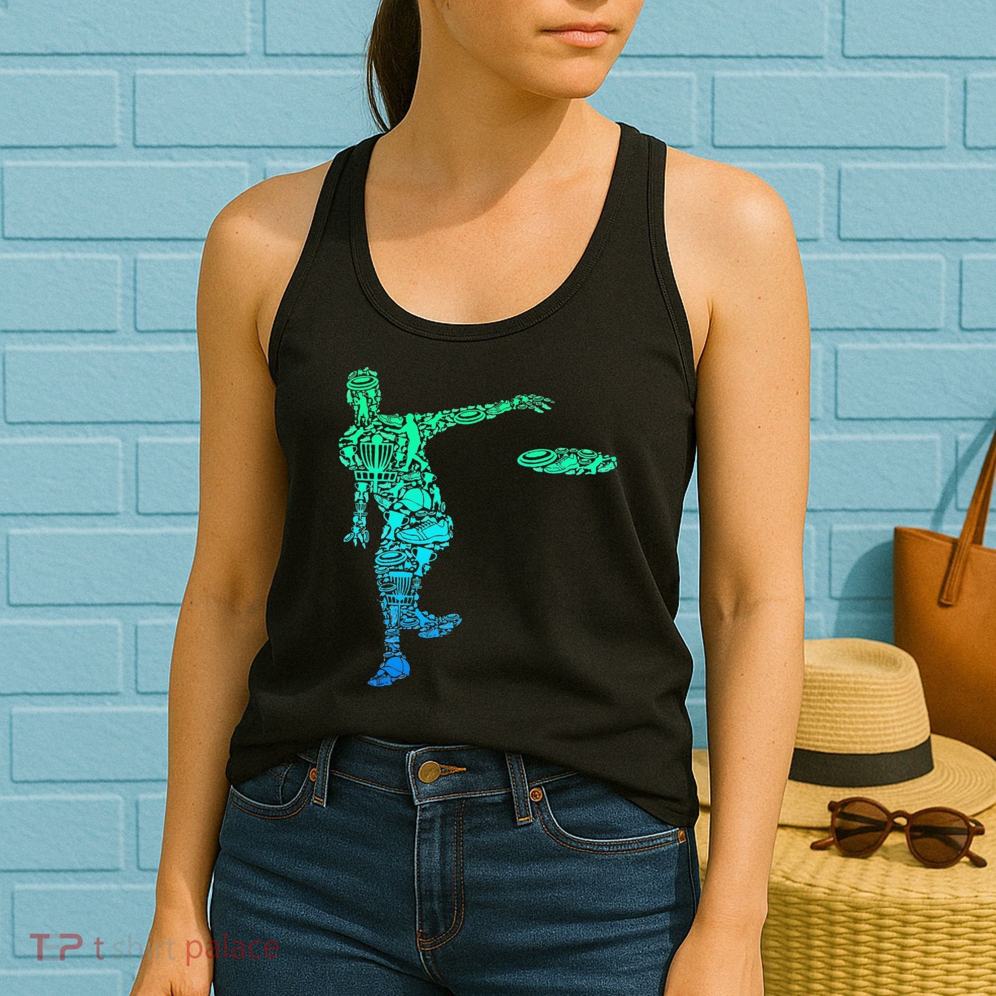 Disc Golf Frisbee Women's Tank Top