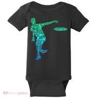 Disc Golf Frisbee Baby Bodysuit thumb 0