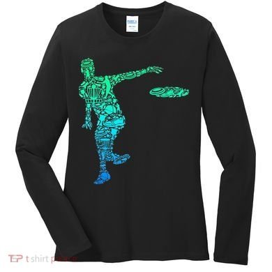 Disc Golf Frisbee Women's Long Sleeve Shirt