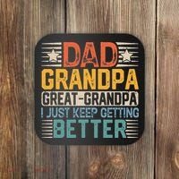 Dad Grandpa Father's Day Great Grandpa Coaster thumb 0