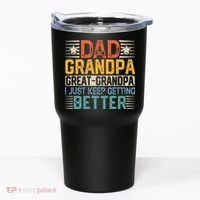 Dad Grandpa Father's Day Great Grandpa Tumbler thumb 0