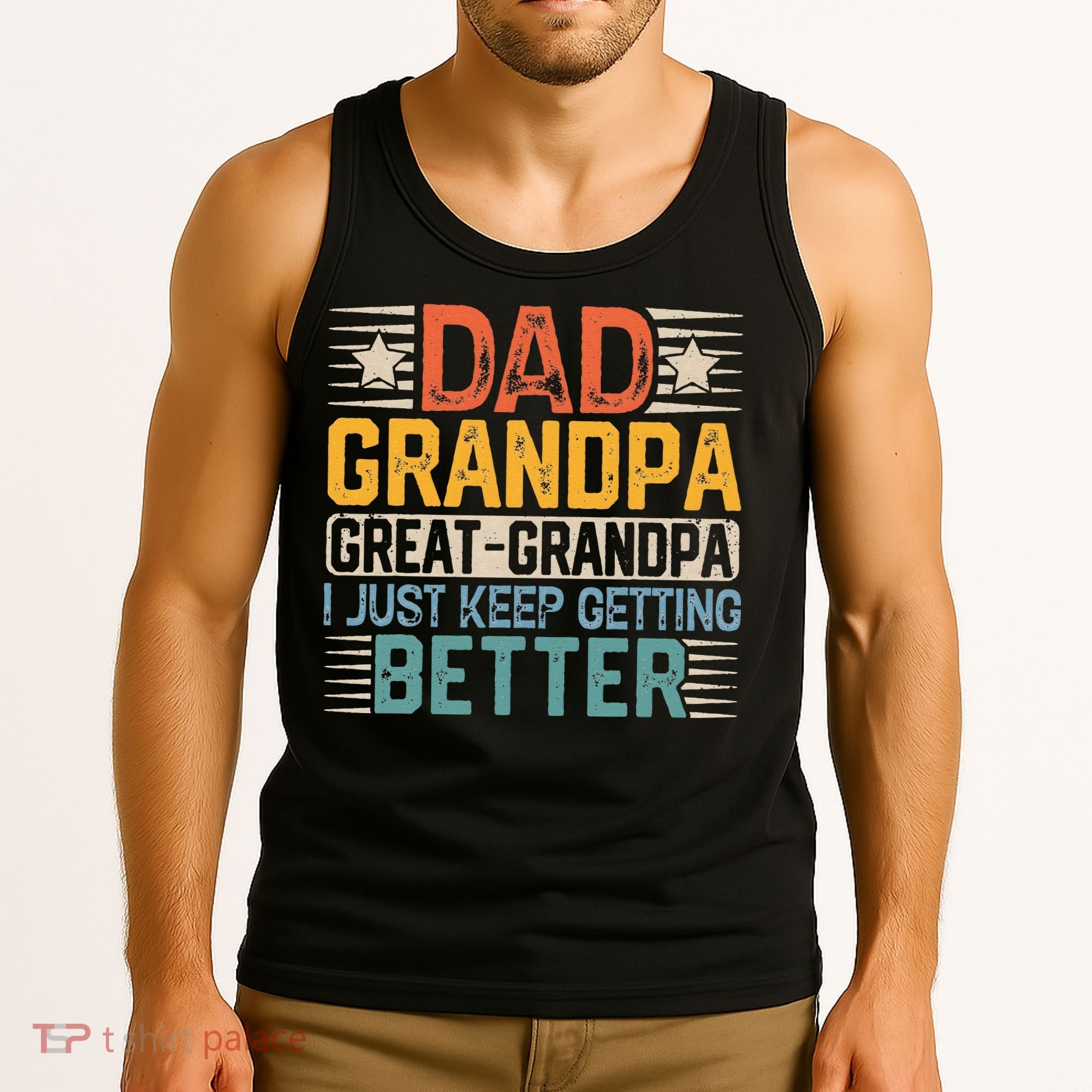 Dad Grandpa Father's Day Great Grandpa Tank Top