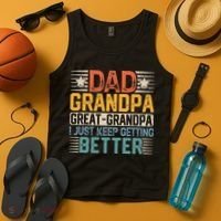 Dad Grandpa Father's Day Great Grandpa Tank Top thumb 4