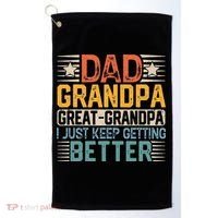 Dad Grandpa Father's Day Great Grandpa Golf Towel thumb 0
