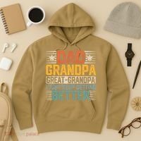 Dad Grandpa Father's Day Great Grandpa Hoodie thumb 3