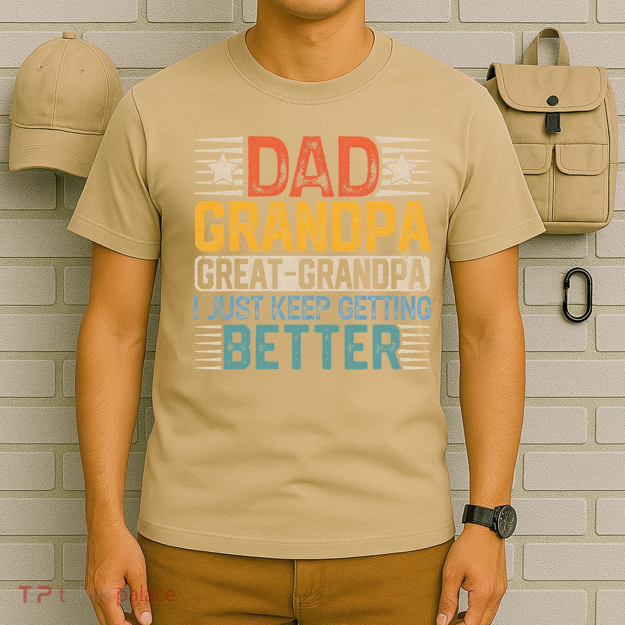 Dad Grandpa Father's Day Great Grandpa T-Shirt