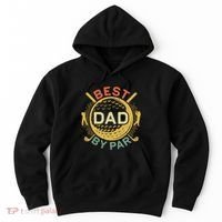 Disc Golf Fathers Best Dad By Par Funny Golf Gift Hoodie thumb 0