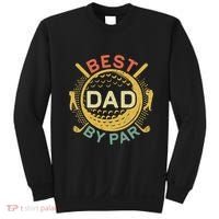 Disc Golf Fathers Best Dad By Par Funny Golf Gift Sweatshirt thumb 0
