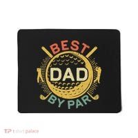 Disc Golf Fathers Best Dad By Par Funny Golf Gift Mousepad thumb 0