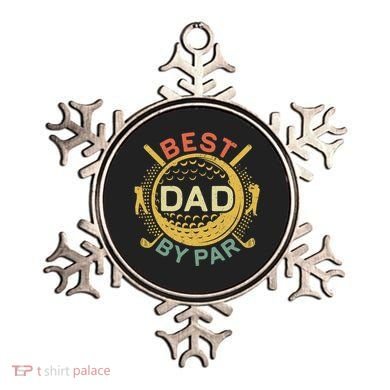 Disc Golf Fathers Best Dad By Par Funny Golf Gift Ornament