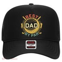 Disc Golf Fathers Best Dad By Par Funny Golf Gift Hat thumb 0