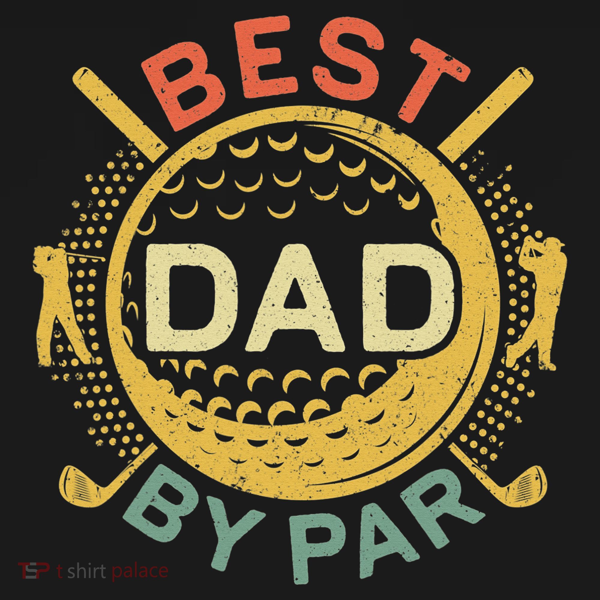 Disc Golf Fathers Best Dad By Par Funny Golf Gift Visor