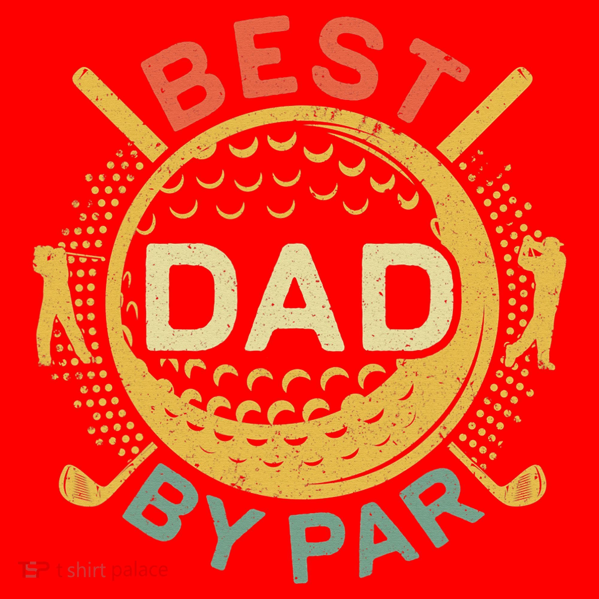 Disc Golf Fathers Best Dad By Par Funny Golf Gift Santa Hat