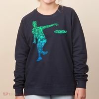 Disc Golf Frisbee Boy Women's Sweatshirt thumb 0