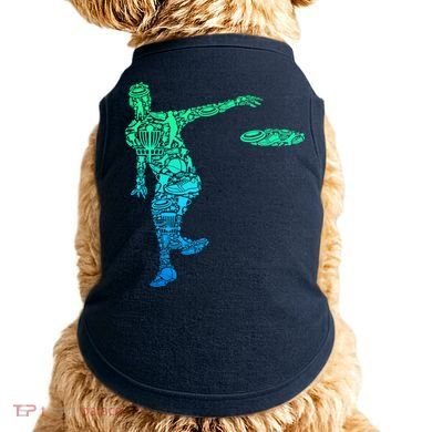 Disc Golf Frisbee Boy Doggie Tank