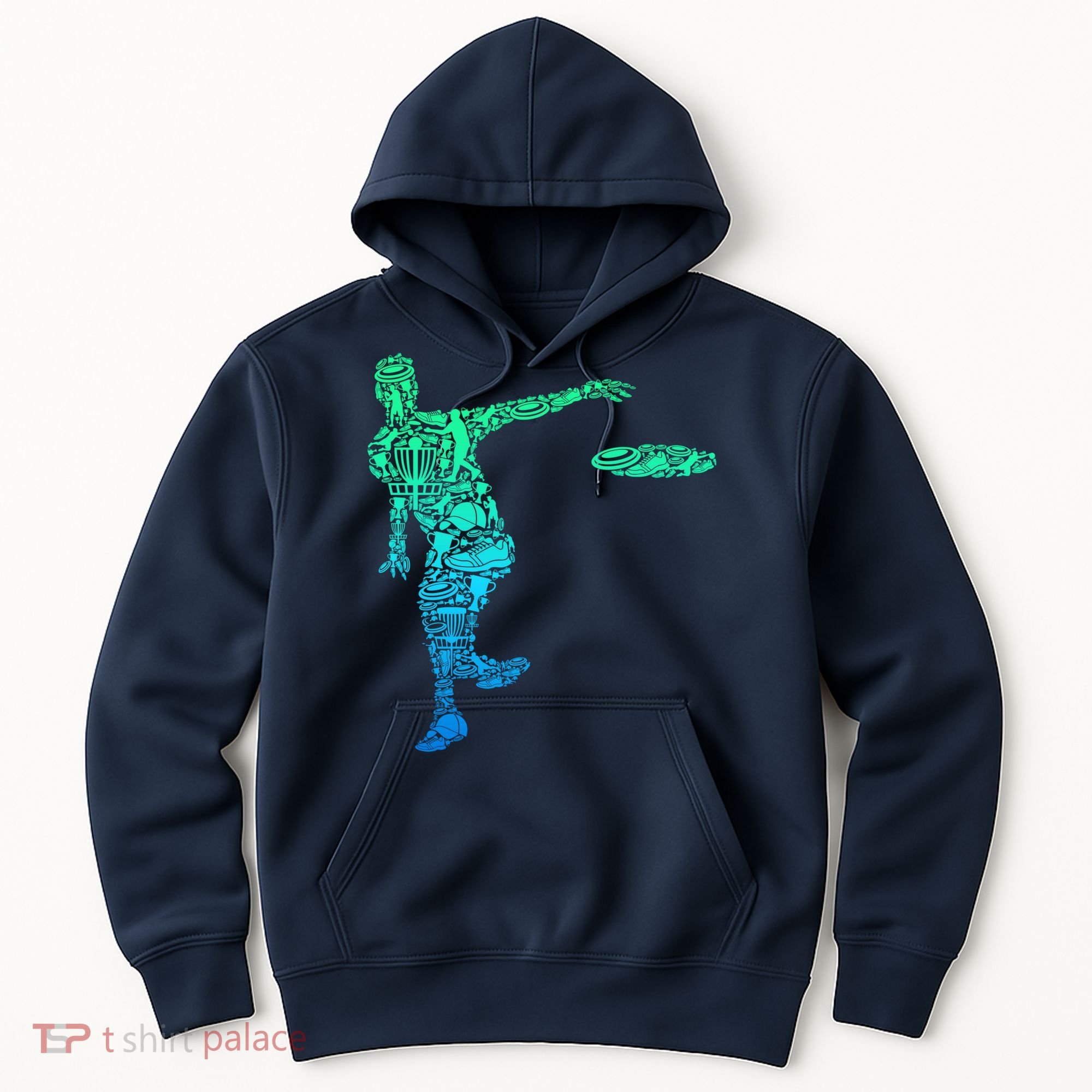 Disc Golf Frisbee Boy Hoodie