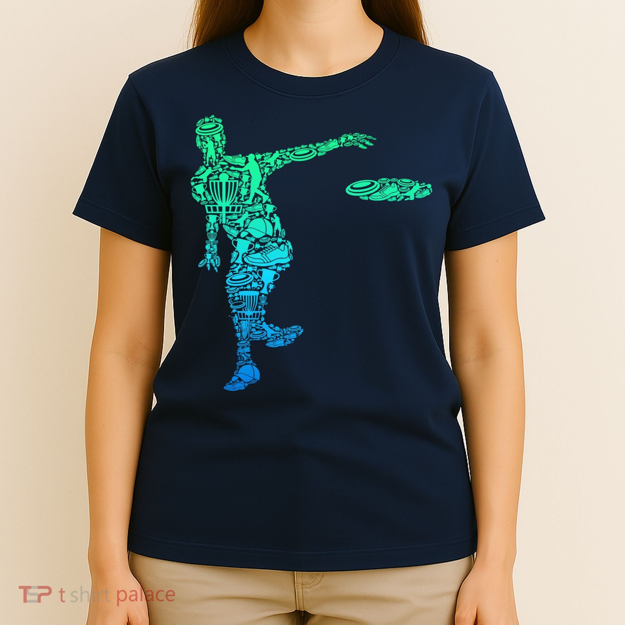 Disc Golf Frisbee Boy T-Shirt