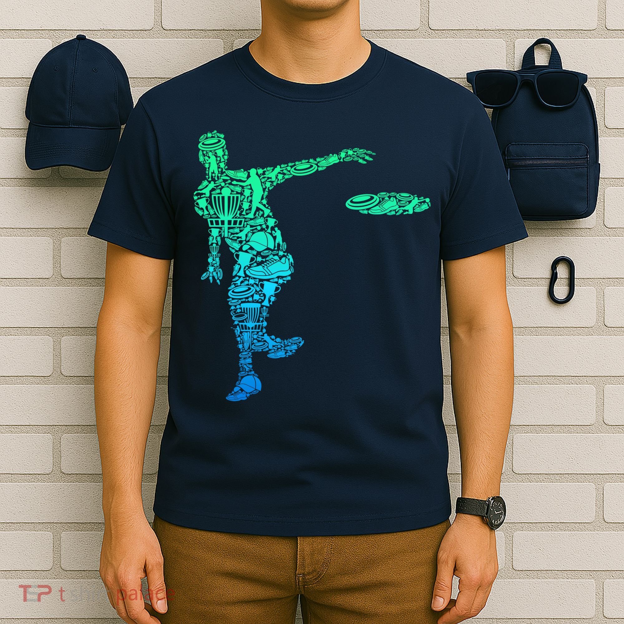 Disc Golf Frisbee Boy T-Shirt