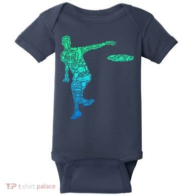 Disc Golf Frisbee Boy Baby Bodysuit