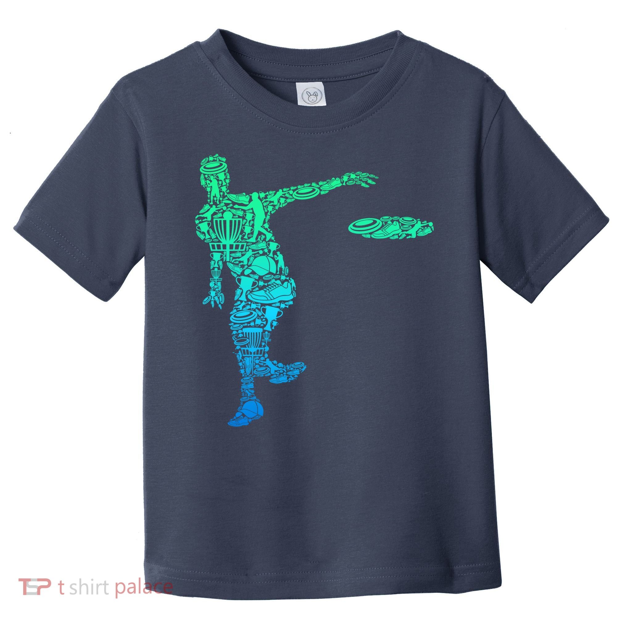 Disc Golf Frisbee Boy Toddler T-Shirt