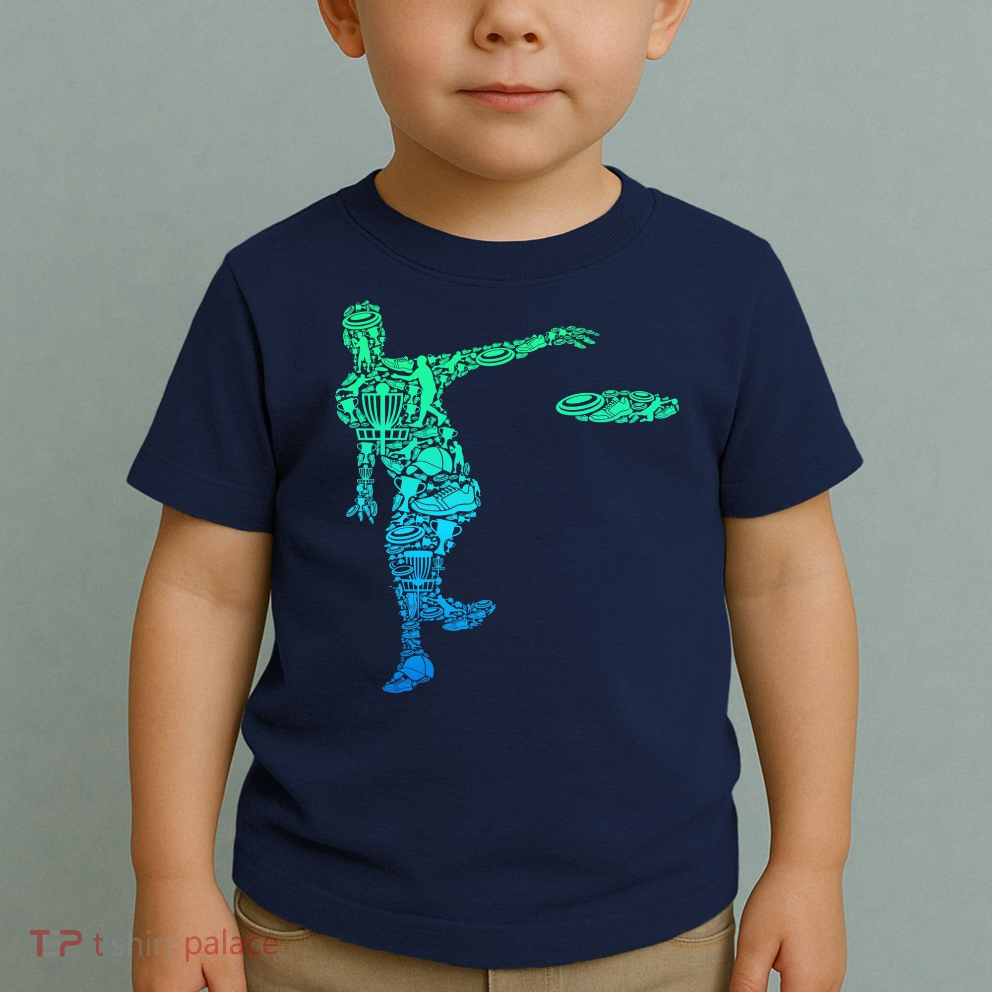Disc Golf Frisbee Boy Toddler T-Shirt