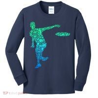 Disc Golf Frisbee Boy Kids Long Sleeve Shirt thumb 0