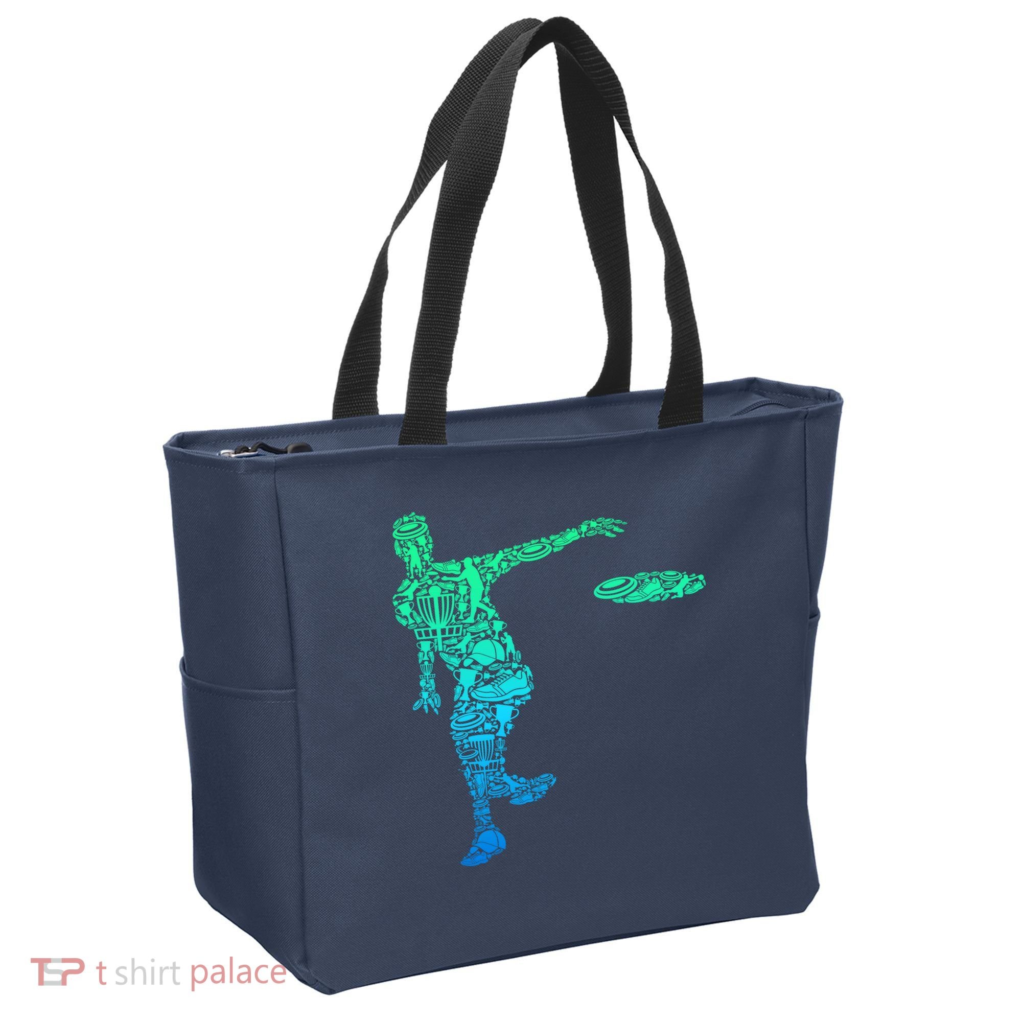 Disc Golf Frisbee Boy Tote Bag