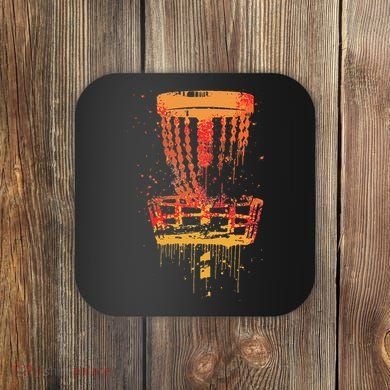 Disc Golf Frolf Vintage Frisbee Golf Coaster