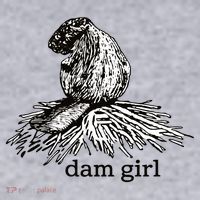 Dam Girl Funny Beaver Meme Women's Sweatshirt thumb 2