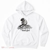 Dam Girl Funny Beaver Meme Hoodie thumb 0