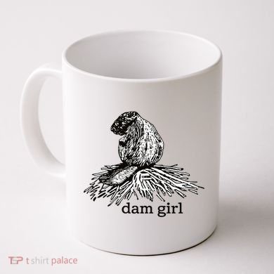 Dam Girl Funny Beaver Meme Coffee Mug