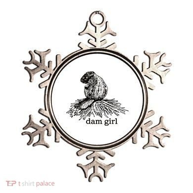 Dam Girl Funny Beaver Meme Ornament