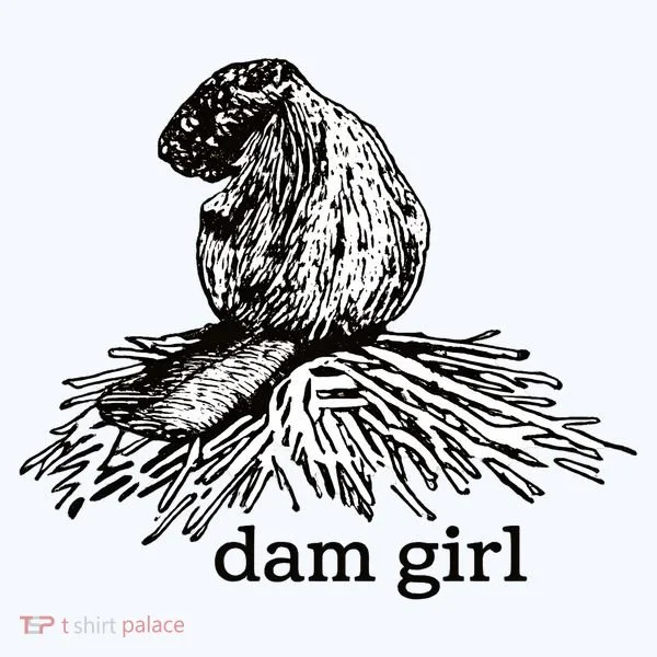 Dam Girl Funny Beaver Meme Baby Bodysuit
