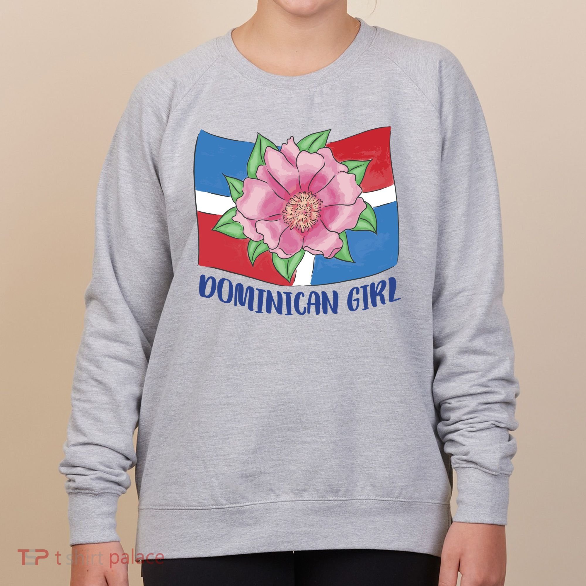 Dominican Girl Flag Women's Sweatshirt