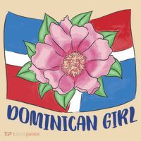 Dominican Girl Flag Tote Bag thumb 4
