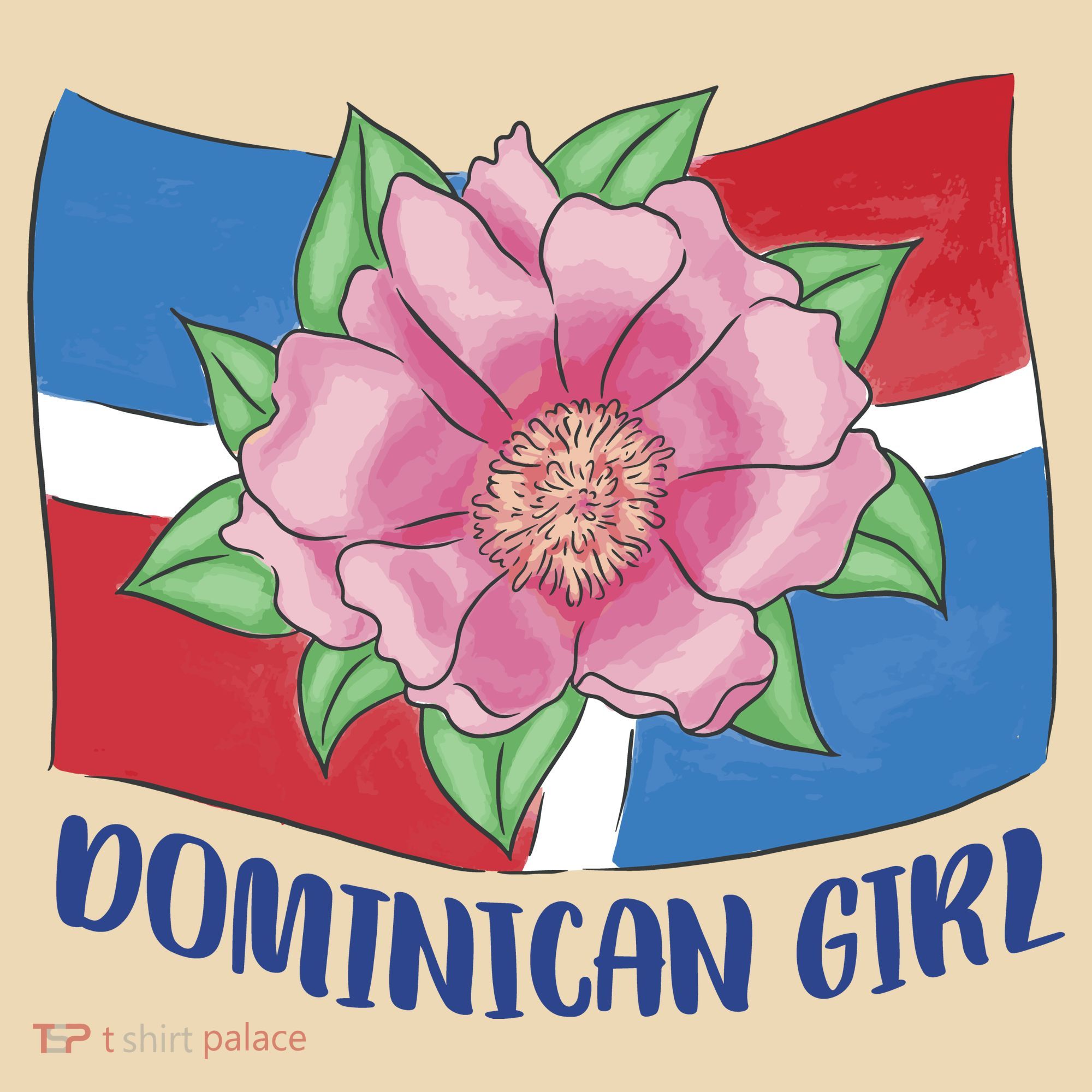 Dominican Girl Flag Tote Bag