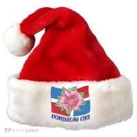 Dominican Girl Flag Santa Hat thumb 0