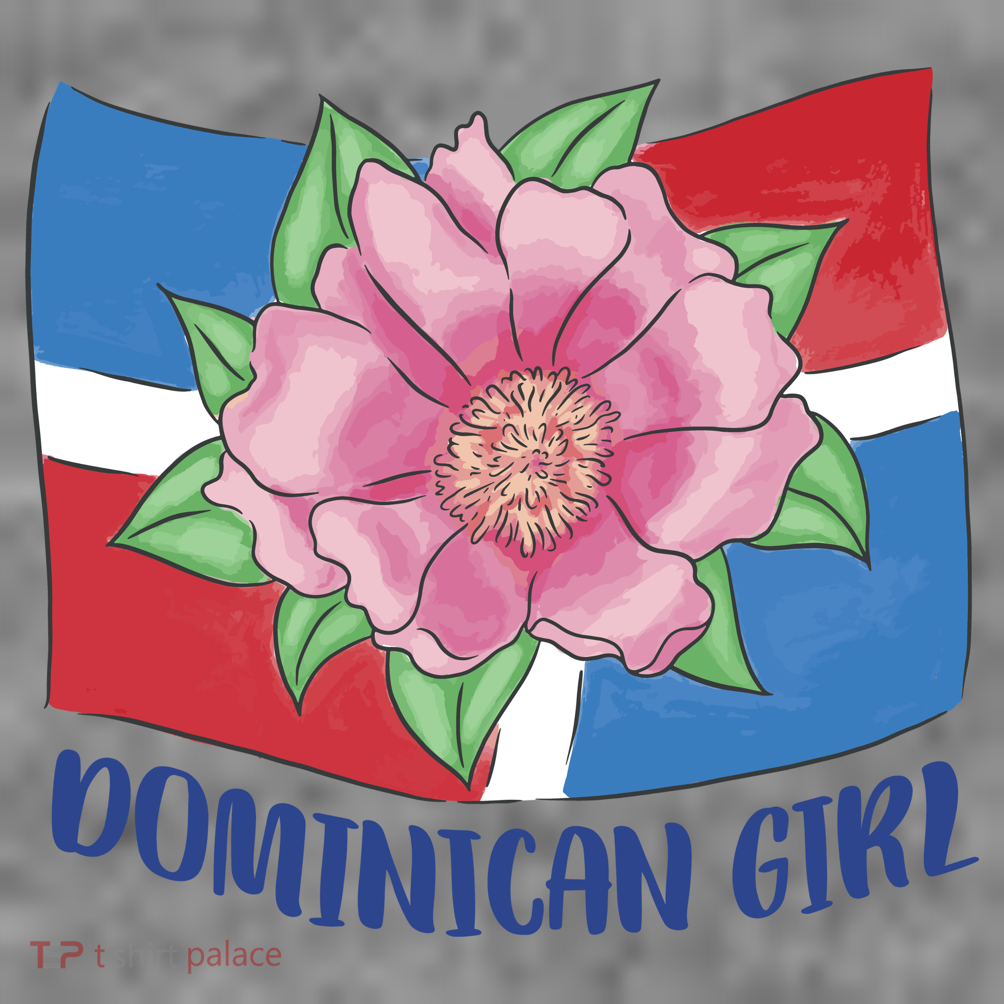 Dominican Girl Flag Toddler Hoodie