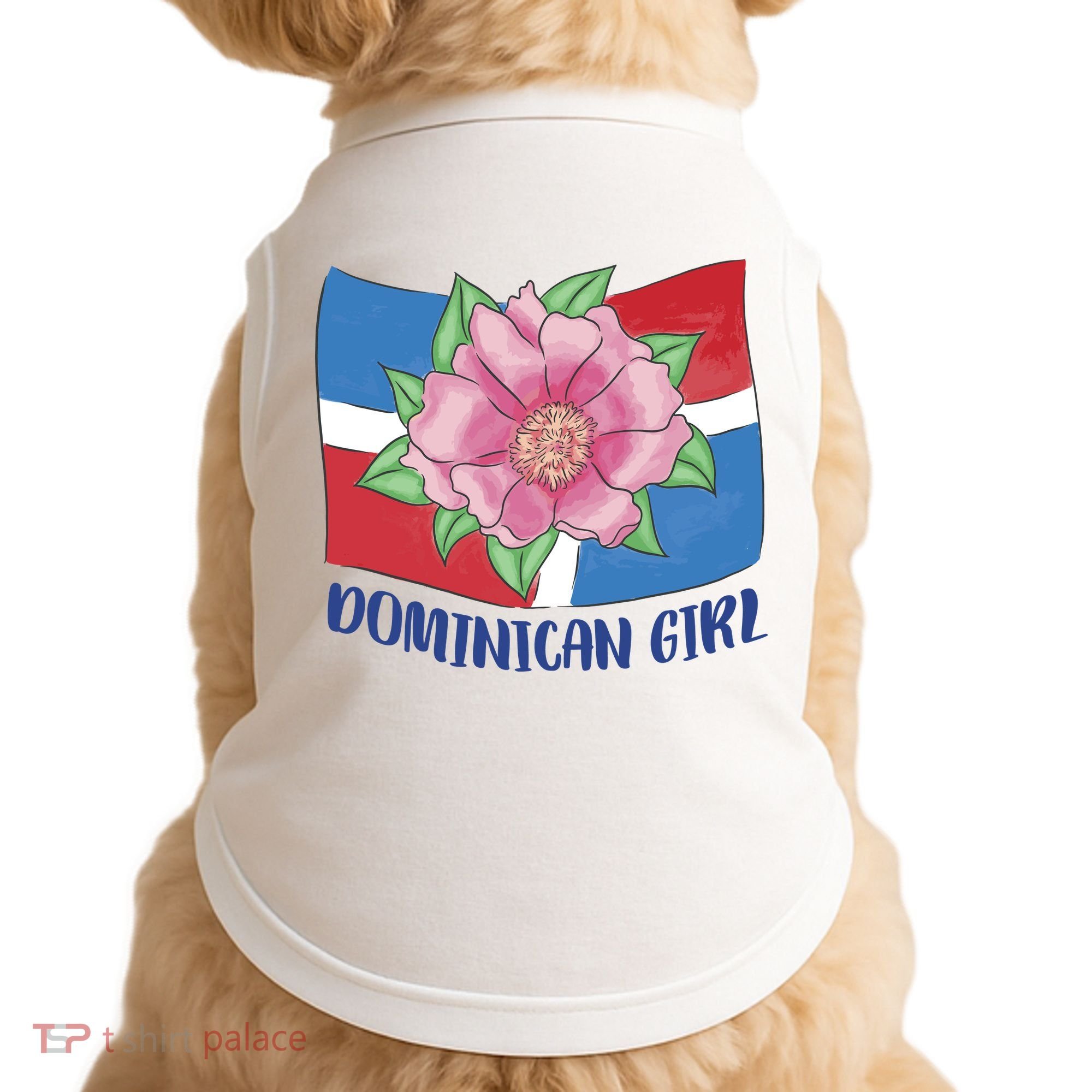 Dominican Girl Flag Doggie Tank
