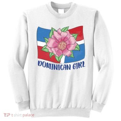 Dominican Girl Flag Sweatshirt