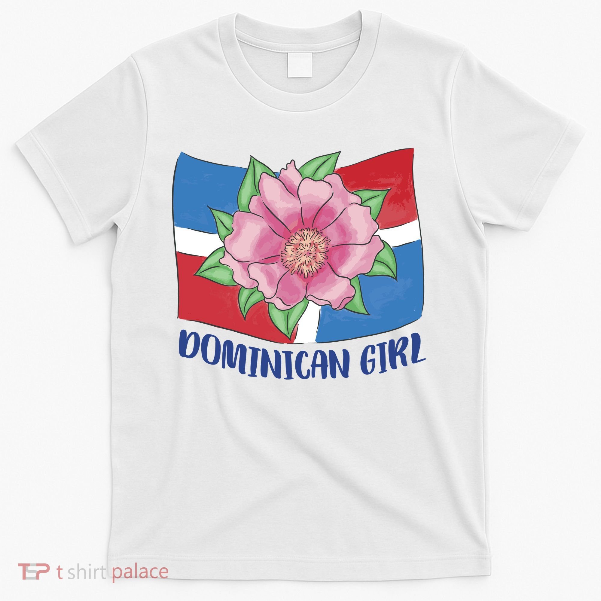 Dominican Girl Flag T-Shirt