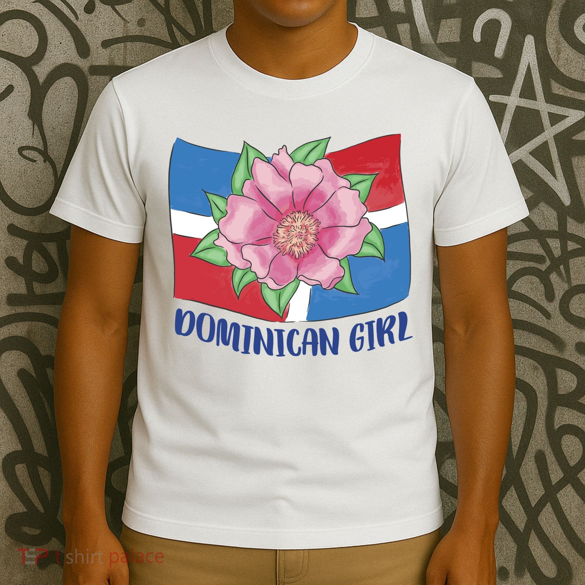Dominican Girl Flag T-Shirt