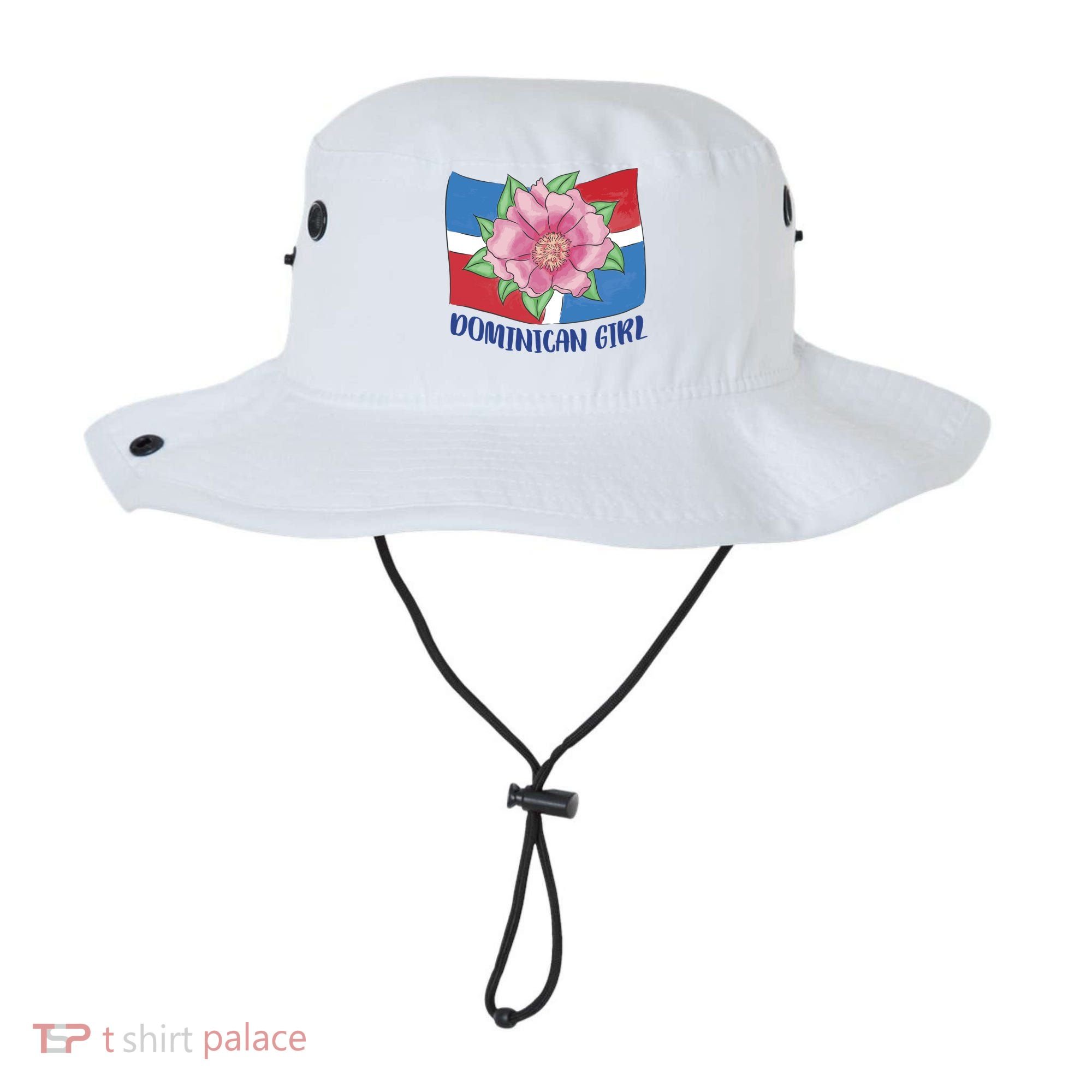 Dominican Girl Flag Bucket Hat
