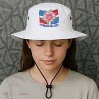 Dominican Girl Flag Bucket Hat thumb 3