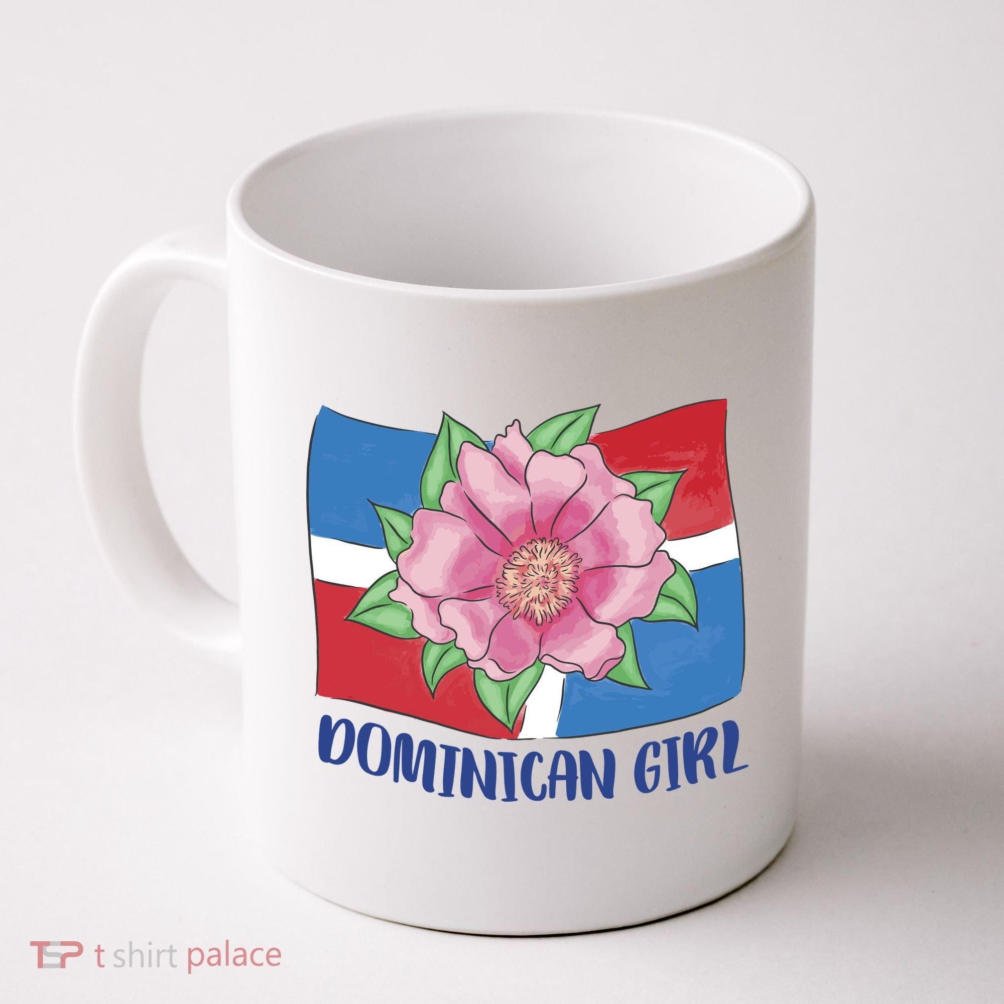 Dominican Girl Flag Coffee Mug